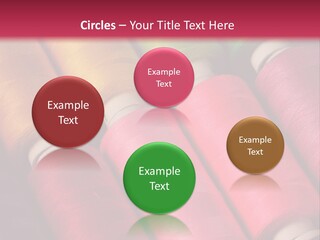 Material Fiber Bobbin PowerPoint Template