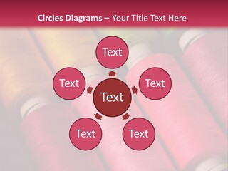 Material Fiber Bobbin PowerPoint Template