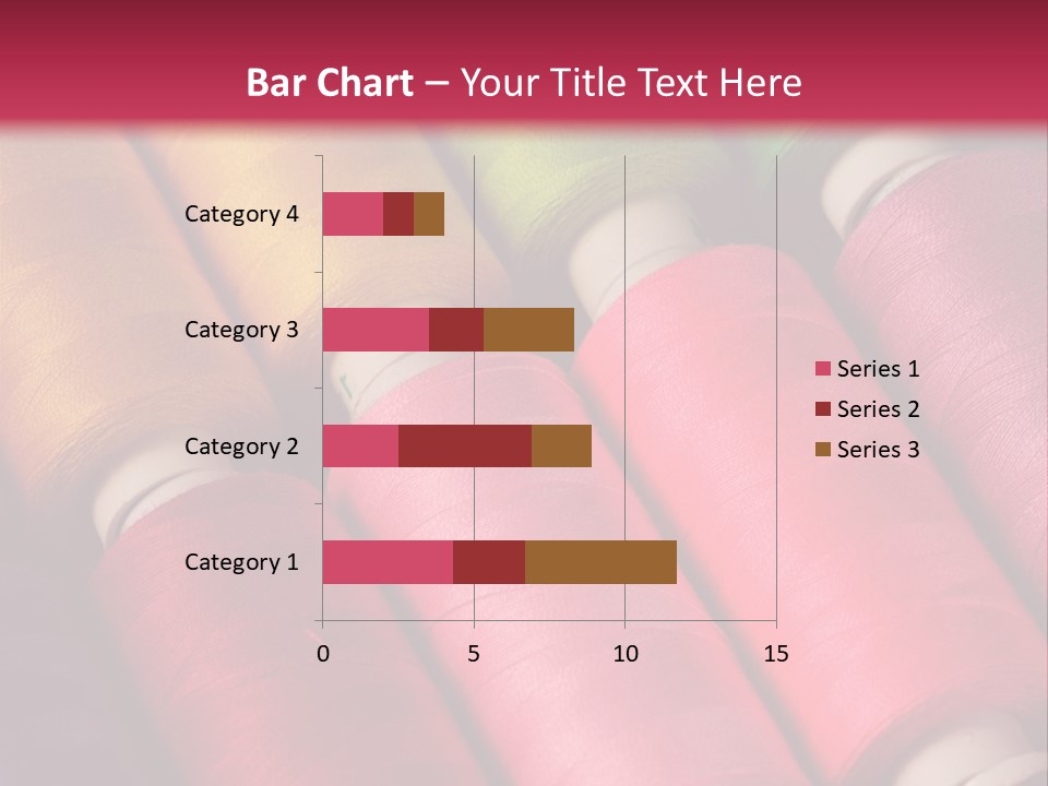 Material Fiber Bobbin PowerPoint Template