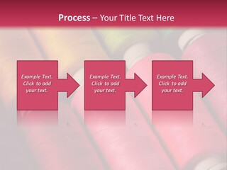 Material Fiber Bobbin PowerPoint Template