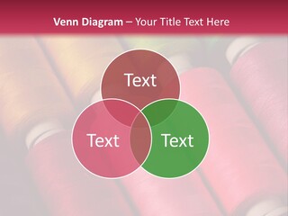 Material Fiber Bobbin PowerPoint Template