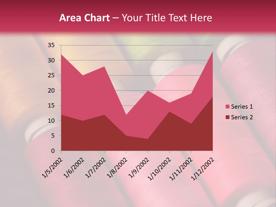 Material Fiber Bobbin PowerPoint Template