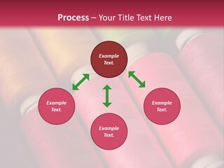 Material Fiber Bobbin PowerPoint Template