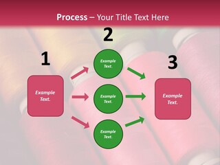Material Fiber Bobbin PowerPoint Template