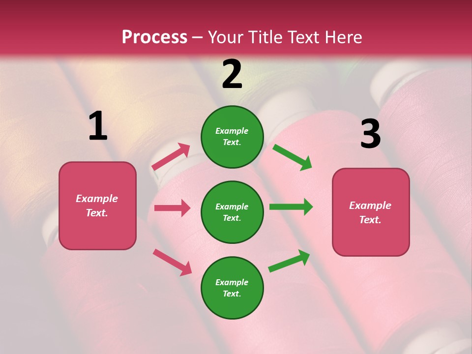 Material Fiber Bobbin PowerPoint Template
