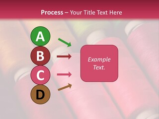 Material Fiber Bobbin PowerPoint Template