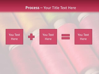 Material Fiber Bobbin PowerPoint Template