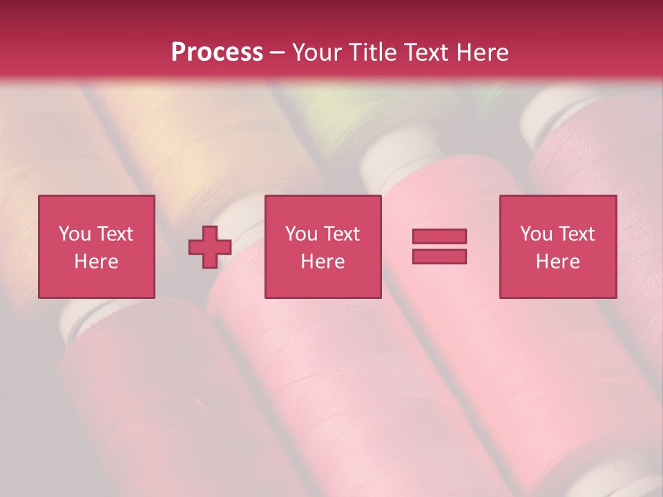 Material Fiber Bobbin PowerPoint Template