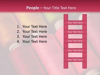 Material Fiber Bobbin PowerPoint Template