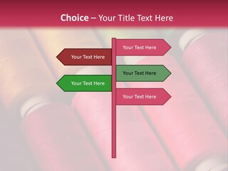 Material Fiber Bobbin PowerPoint Template