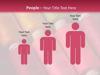 Material Fiber Bobbin PowerPoint Template