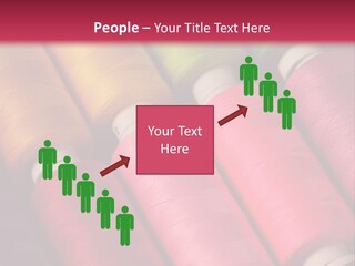 Material Fiber Bobbin PowerPoint Template