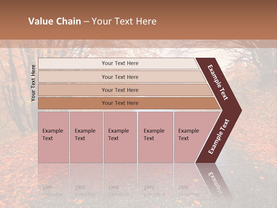 Road October Environment PowerPoint Template