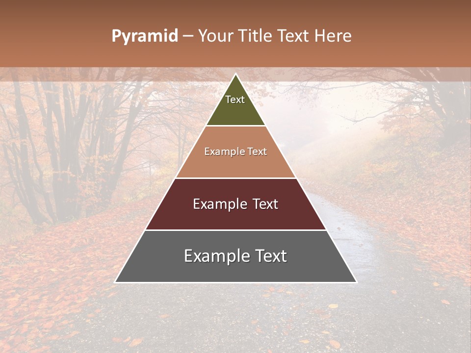 Road October Environment PowerPoint Template