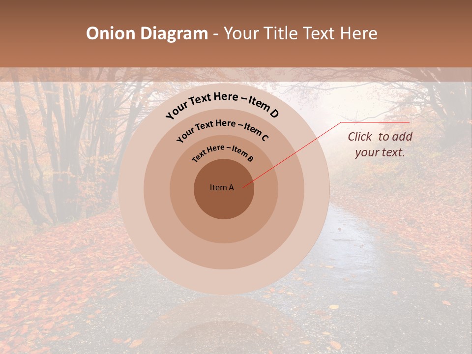 Road October Environment PowerPoint Template