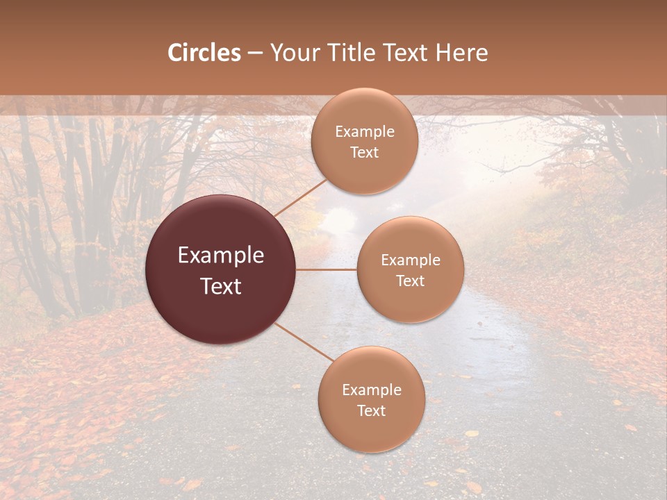 Road October Environment PowerPoint Template