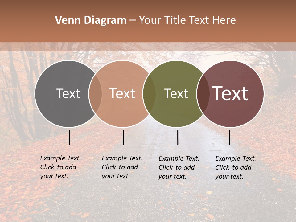Road October Environment PowerPoint Template