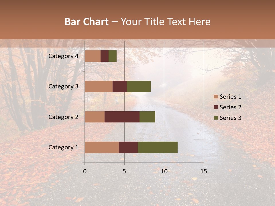 Road October Environment PowerPoint Template