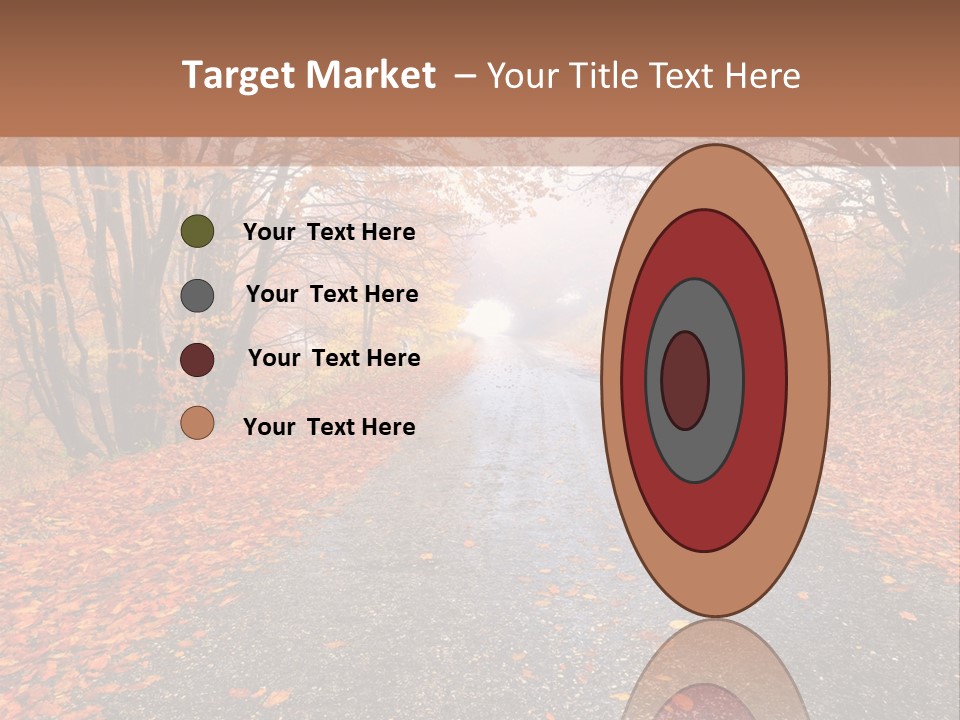 Road October Environment PowerPoint Template