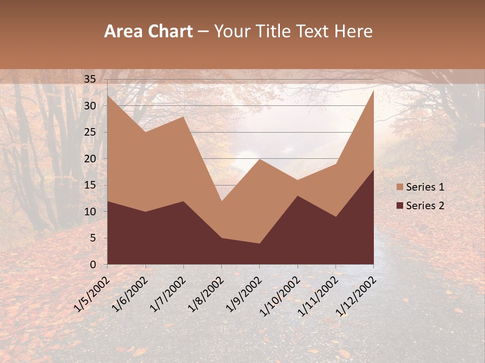 Road October Environment PowerPoint Template