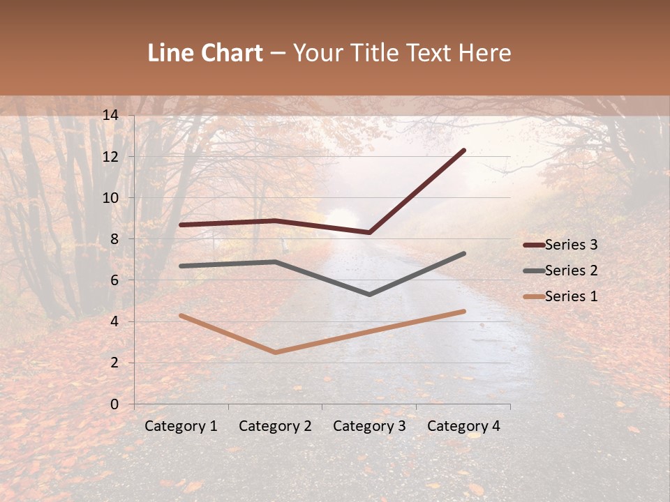 Road October Environment PowerPoint Template