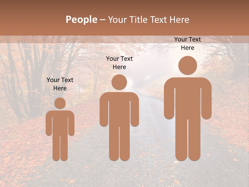 Road October Environment PowerPoint Template
