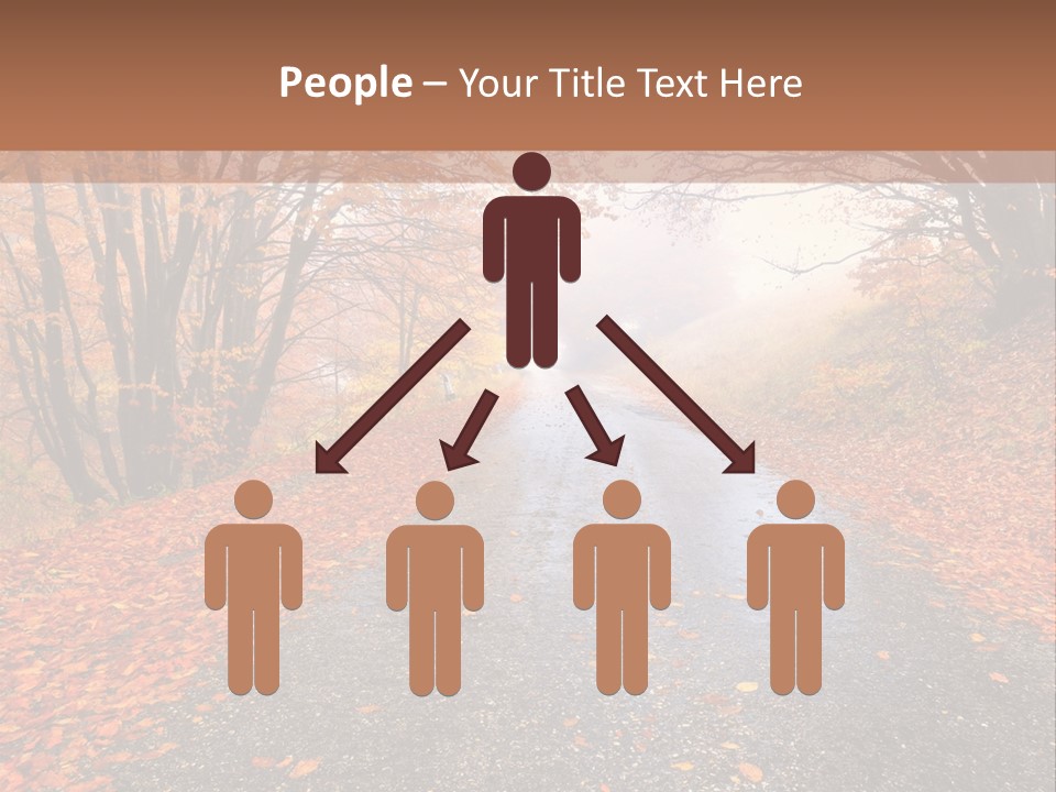 Road October Environment PowerPoint Template