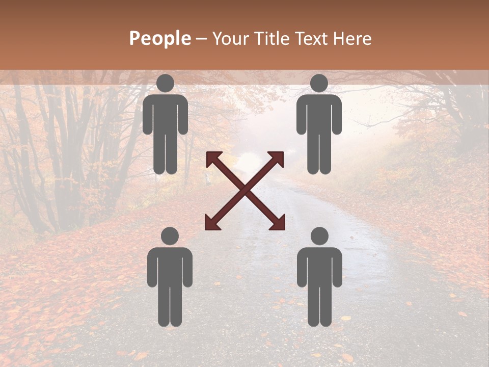 Road October Environment PowerPoint Template