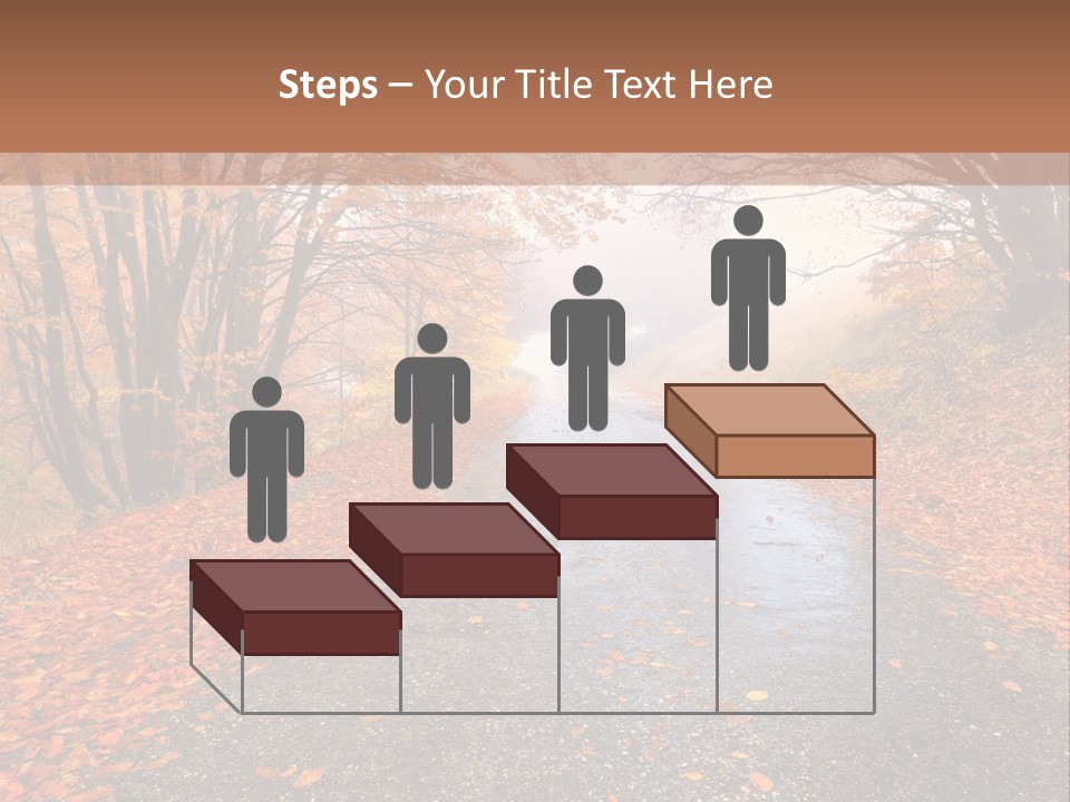 Road October Environment PowerPoint Template