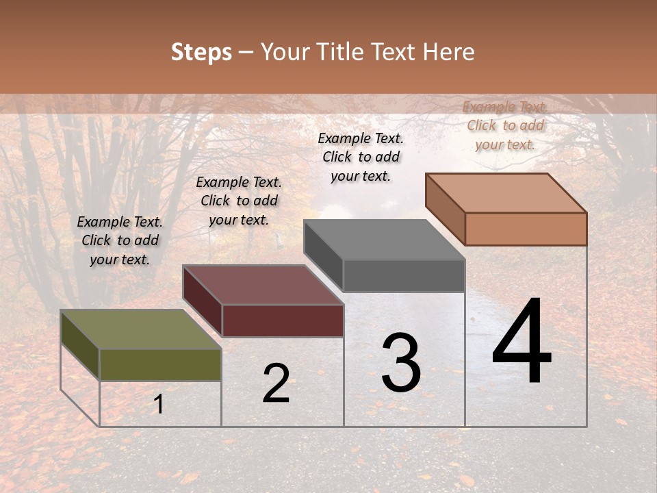 Road October Environment PowerPoint Template