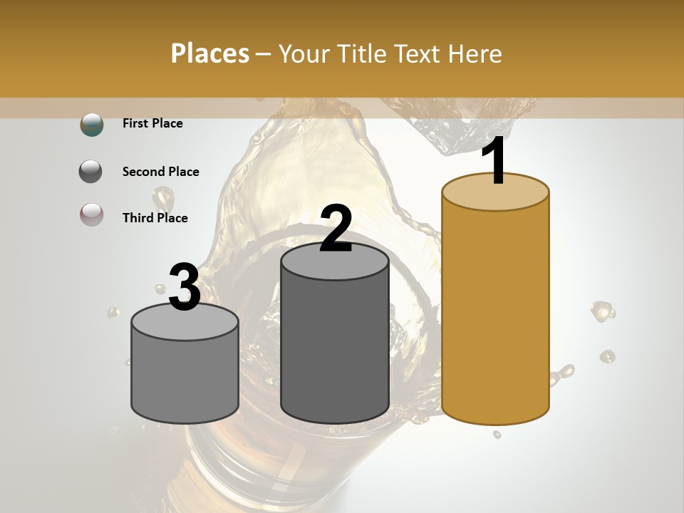 Soda Flow Bar PowerPoint Template