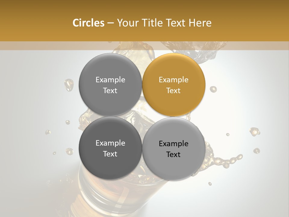 Soda Flow Bar PowerPoint Template