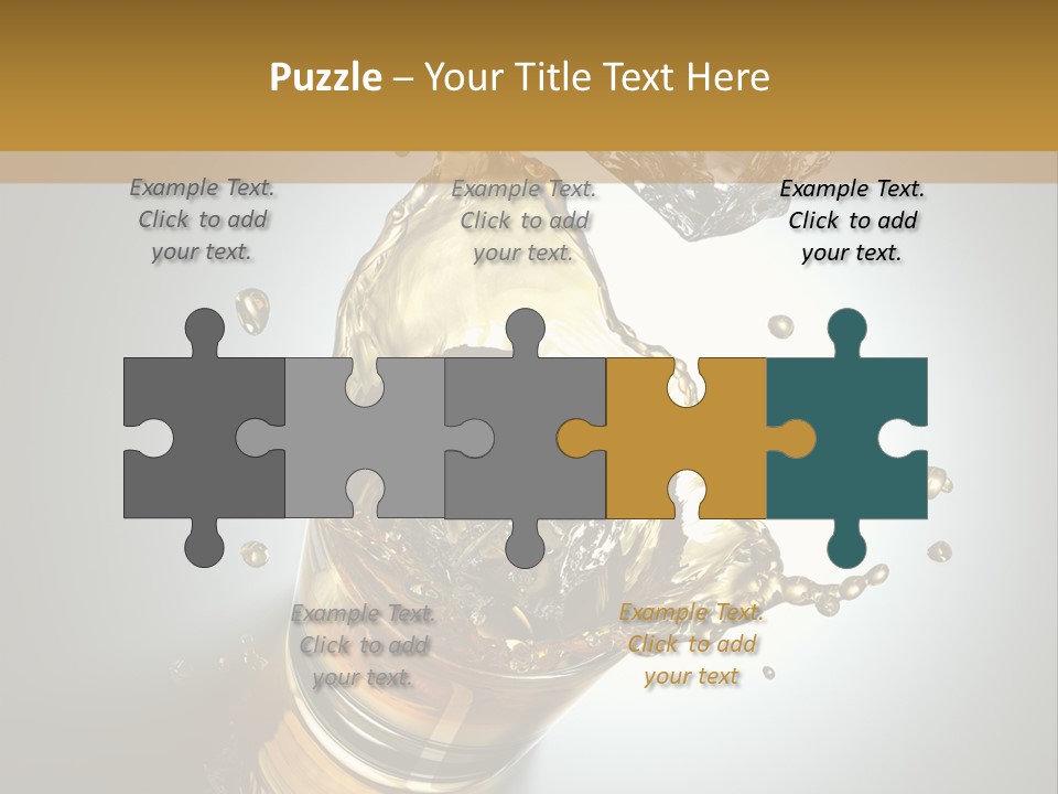 Soda Flow Bar PowerPoint Template