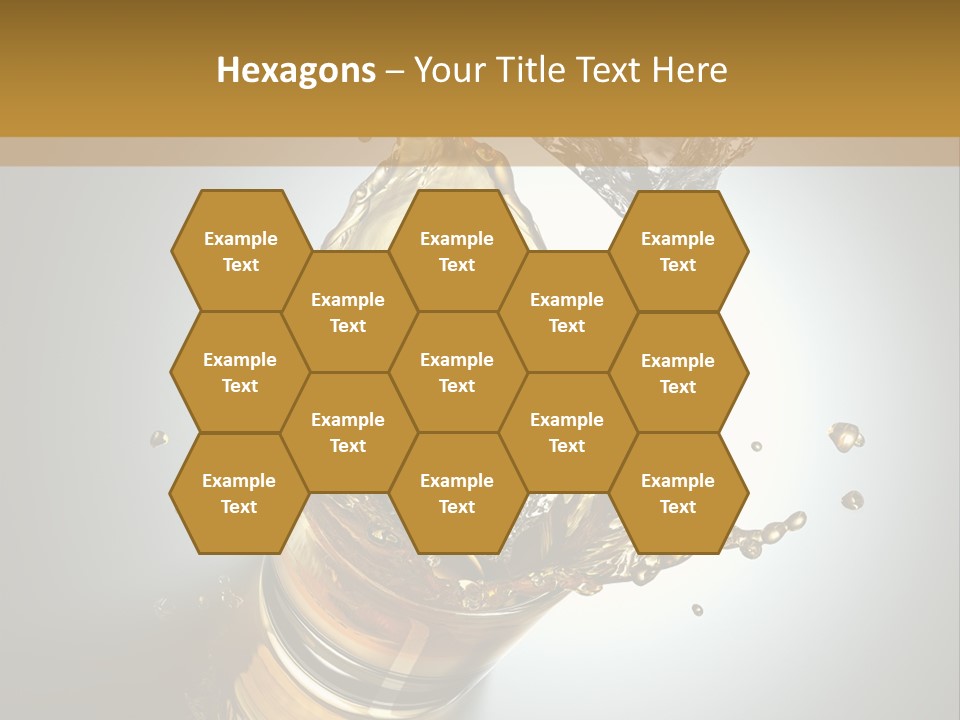 Soda Flow Bar PowerPoint Template