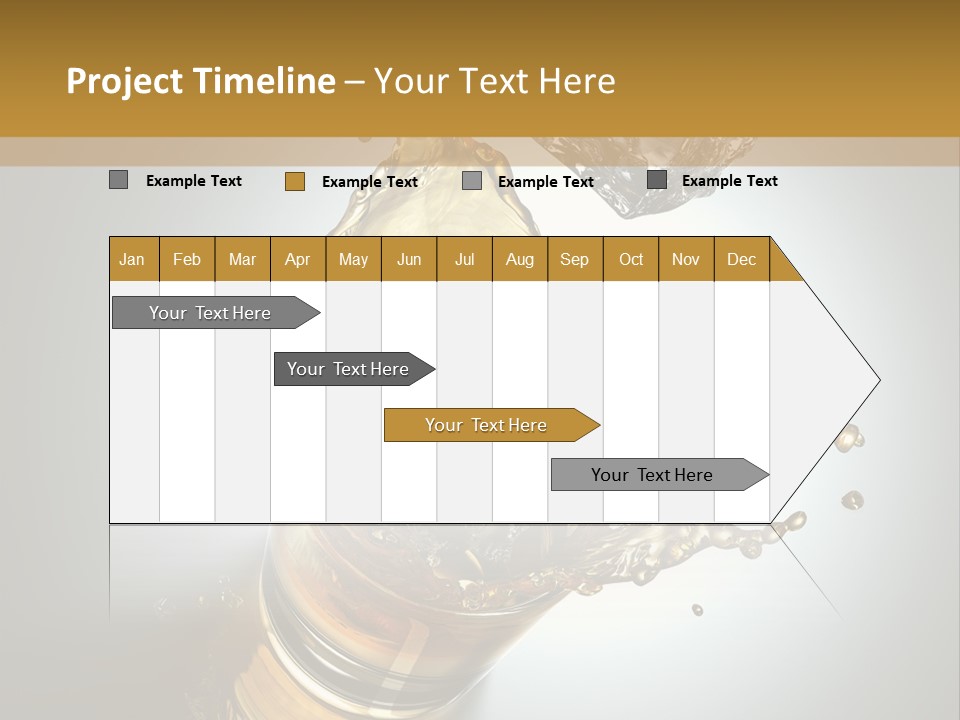 Soda Flow Bar PowerPoint Template