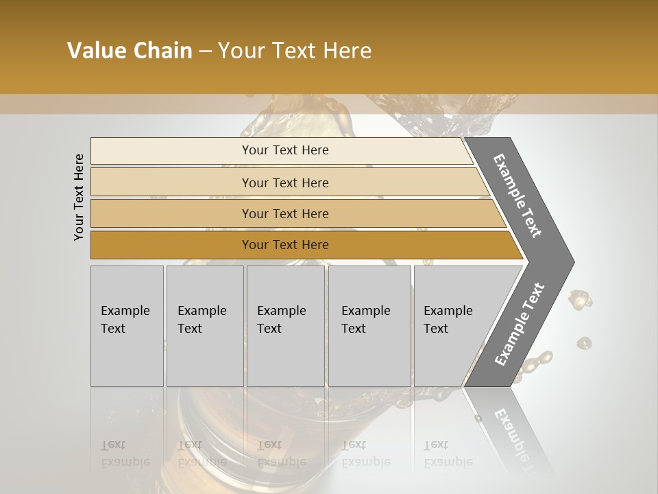 Soda Flow Bar PowerPoint Template