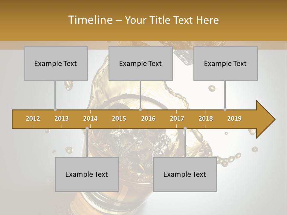 Soda Flow Bar PowerPoint Template