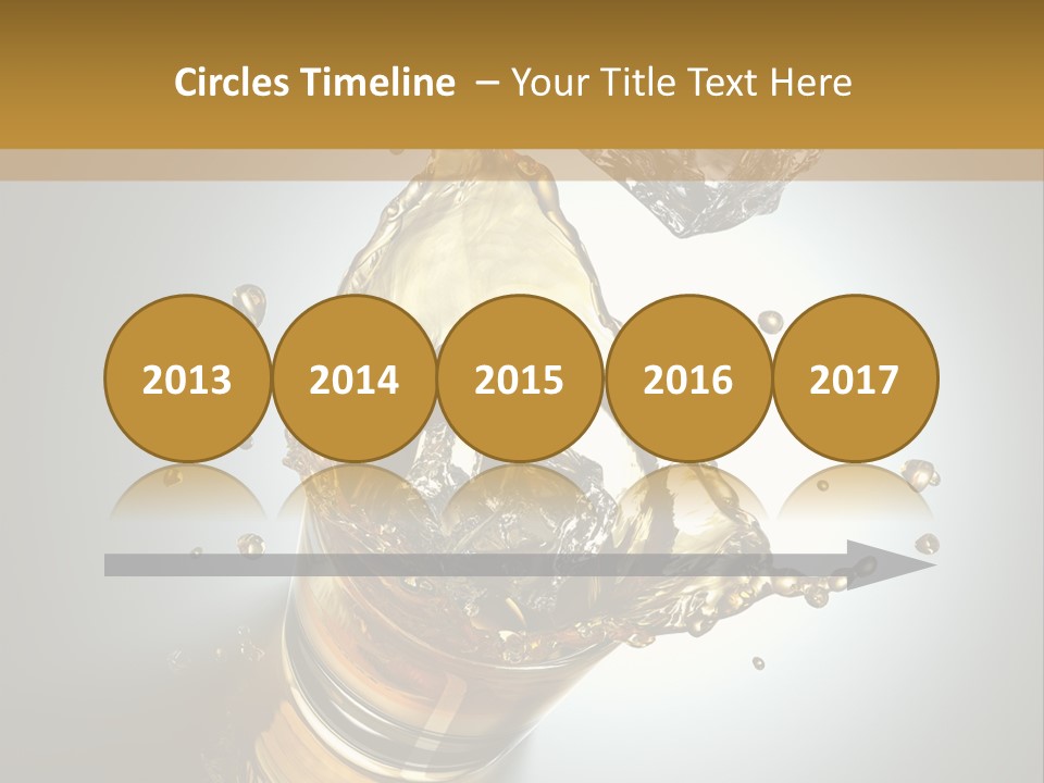 Soda Flow Bar PowerPoint Template