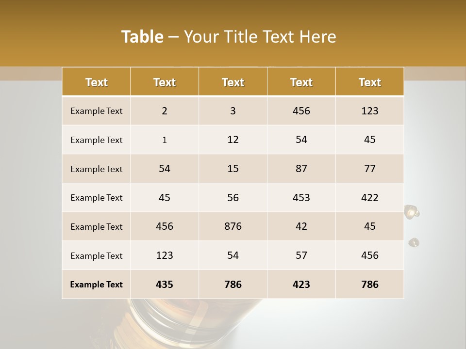 Soda Flow Bar PowerPoint Template
