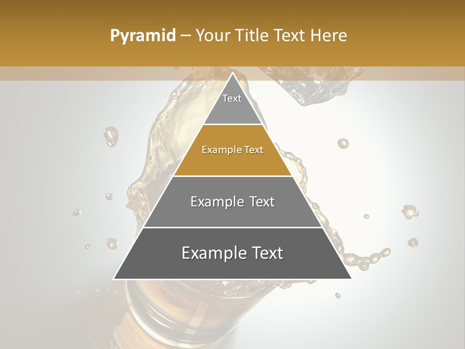 Soda Flow Bar PowerPoint Template