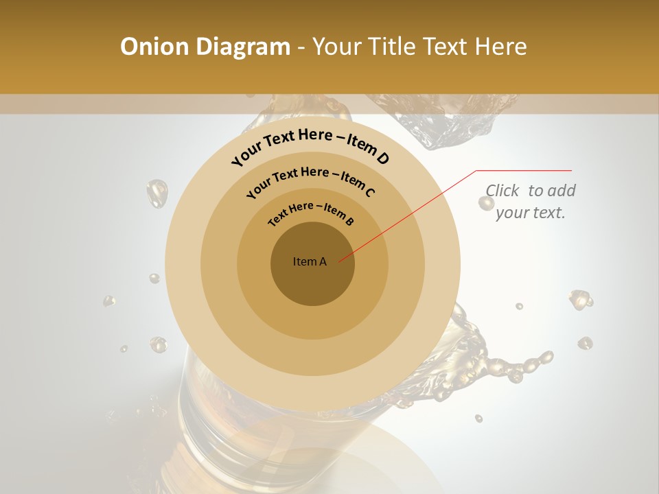 Soda Flow Bar PowerPoint Template