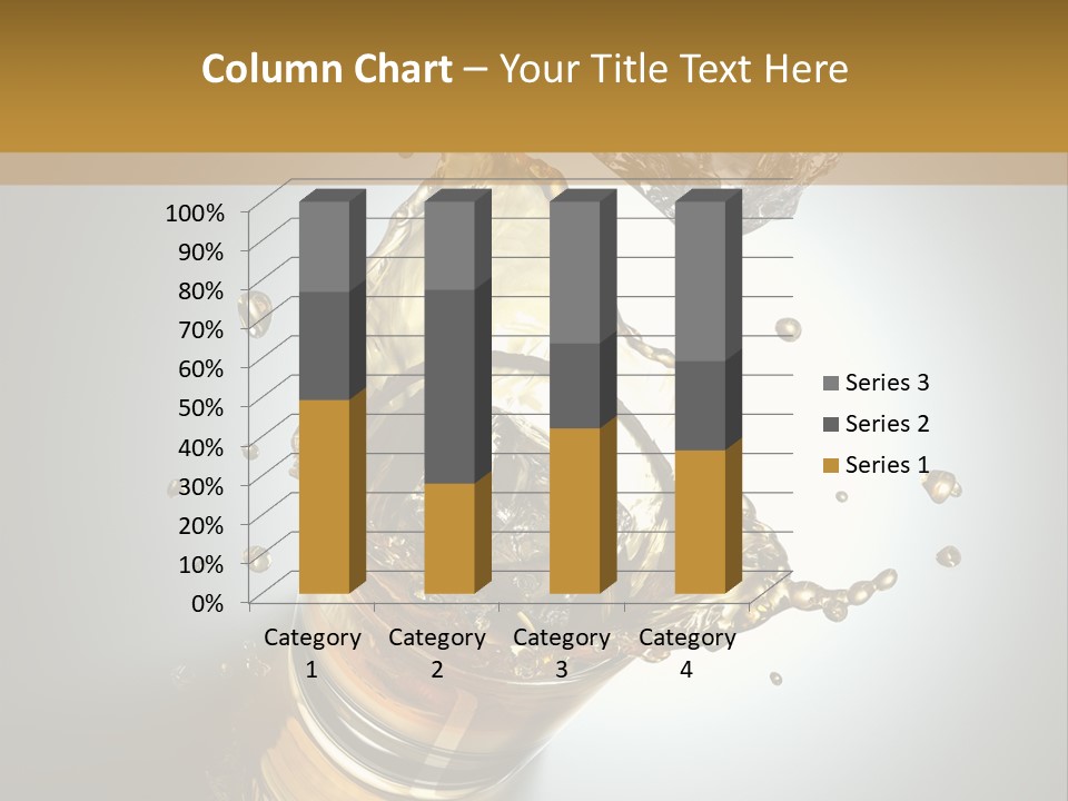 Soda Flow Bar PowerPoint Template