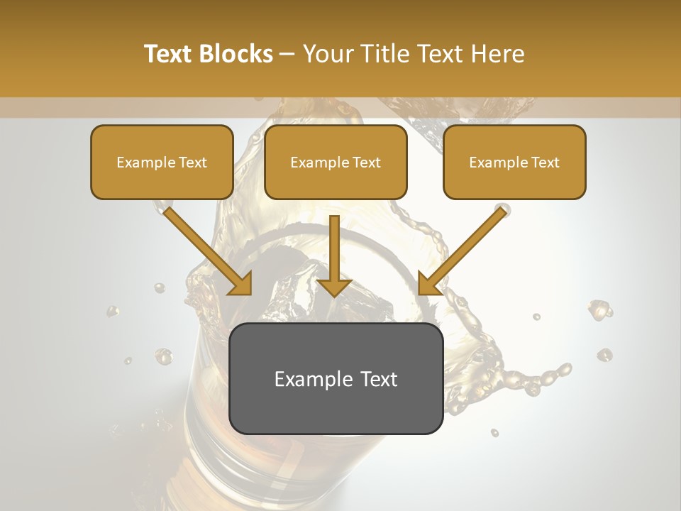 Soda Flow Bar PowerPoint Template