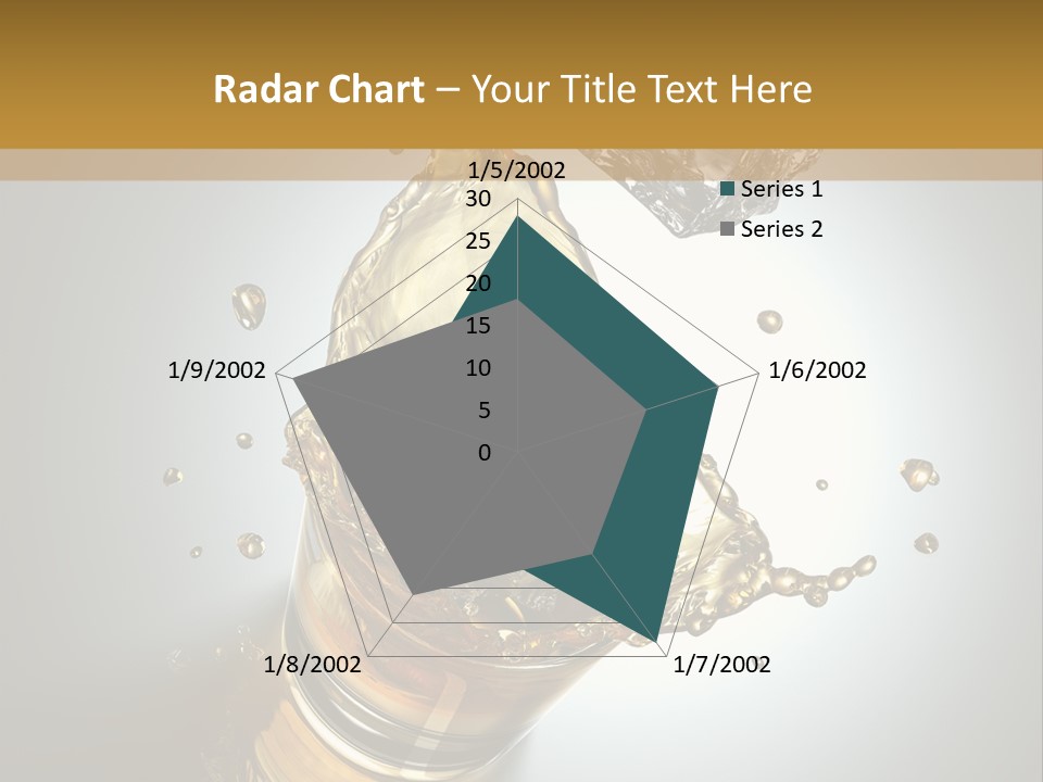 Soda Flow Bar PowerPoint Template