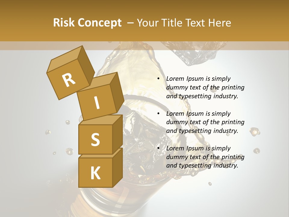 Soda Flow Bar PowerPoint Template