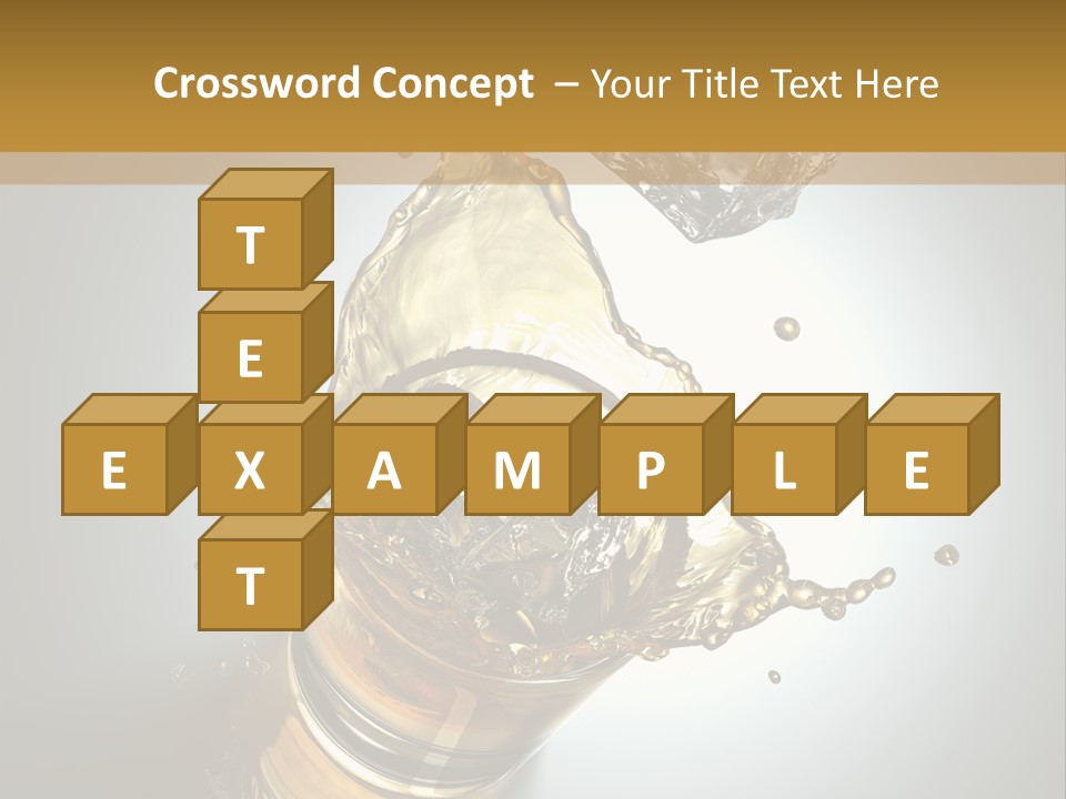 Soda Flow Bar PowerPoint Template