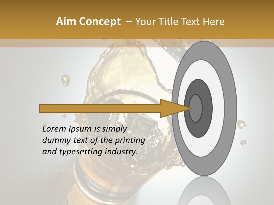 Soda Flow Bar PowerPoint Template