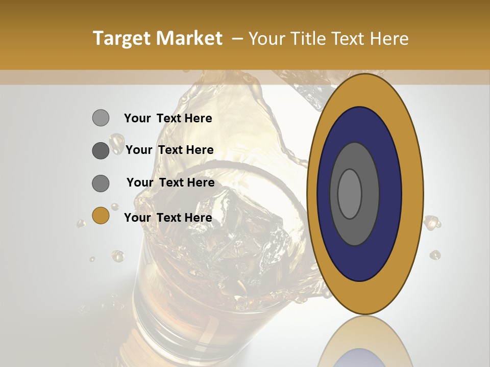 Soda Flow Bar PowerPoint Template