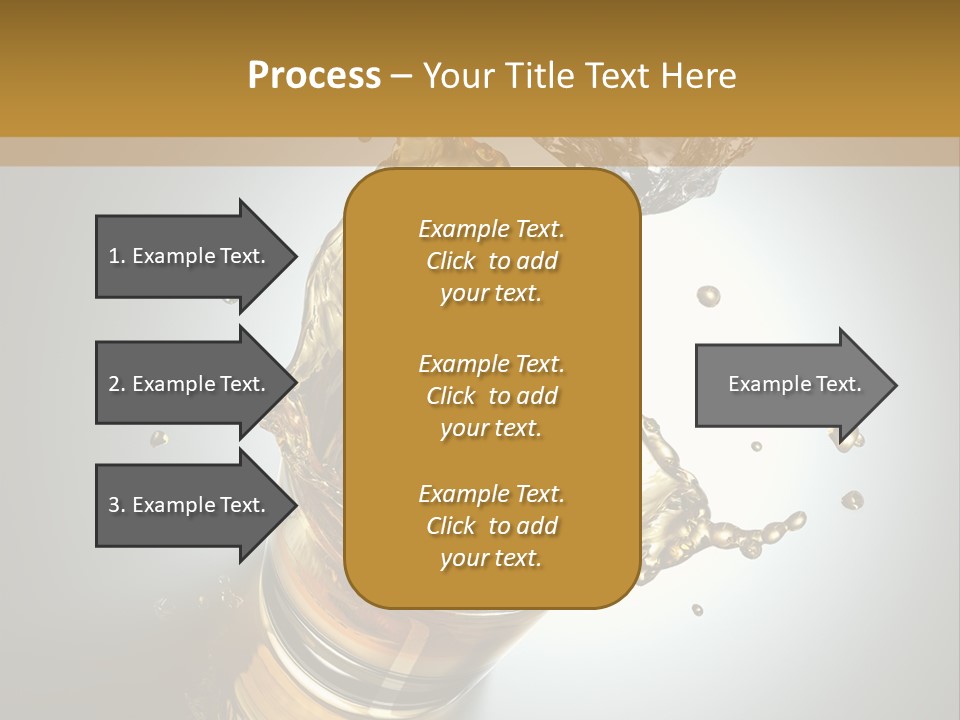 Soda Flow Bar PowerPoint Template