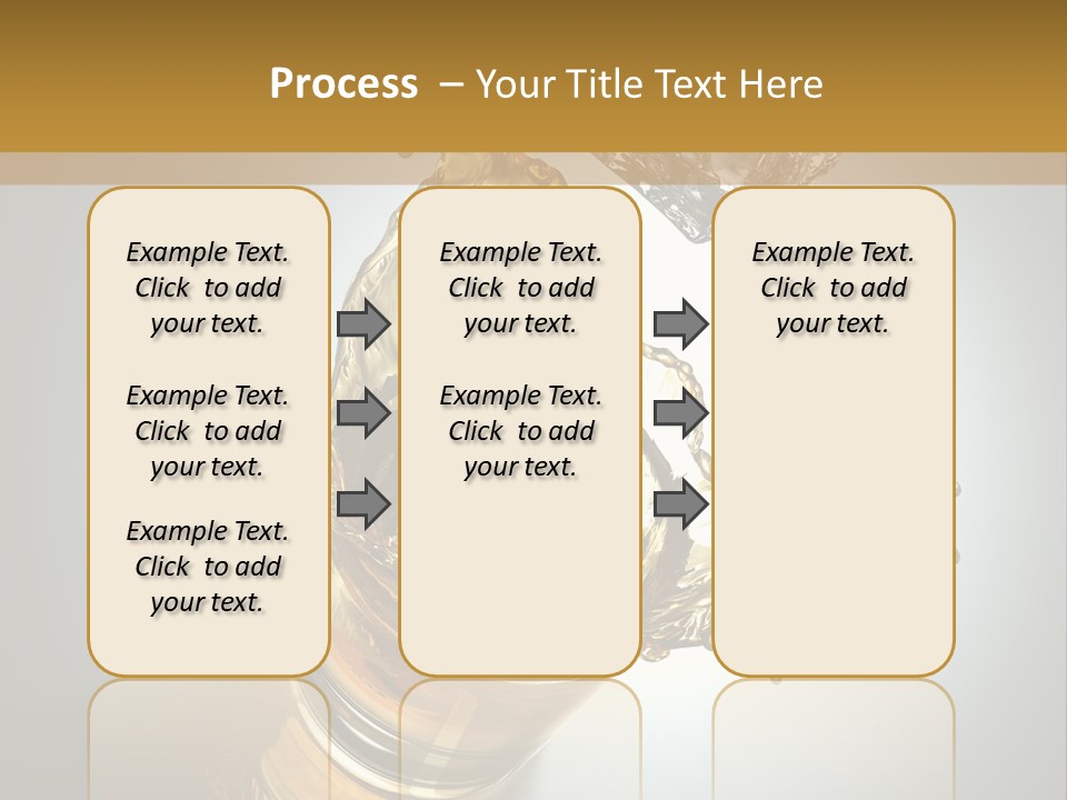 Soda Flow Bar PowerPoint Template